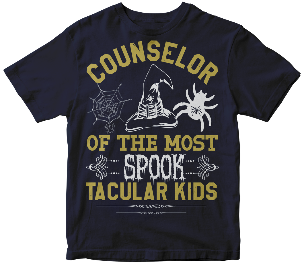 Counselor of the most spook Tacular kids Halloween T-shirt