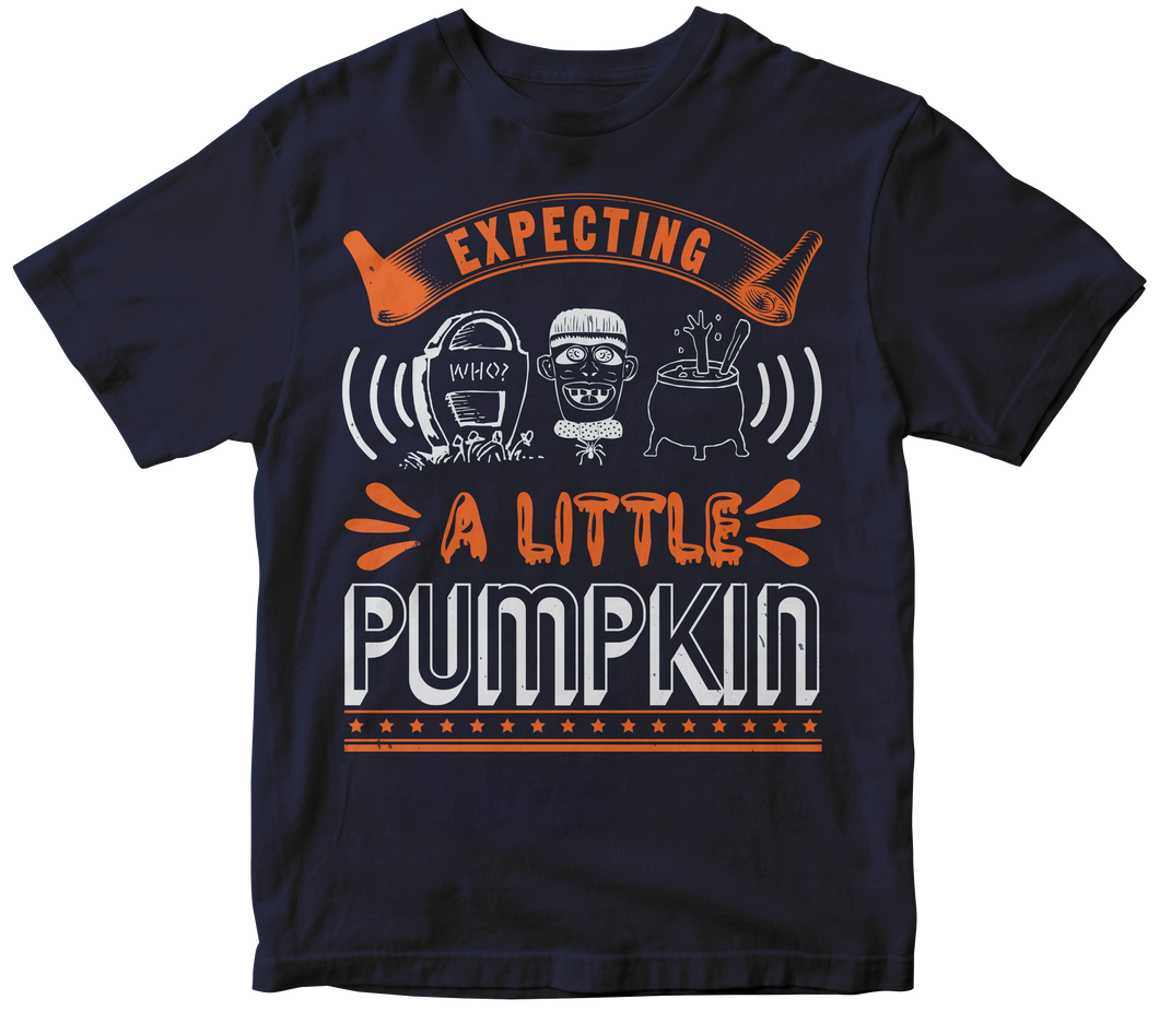 Expecting A little Pumpkin Halloween T-shirt