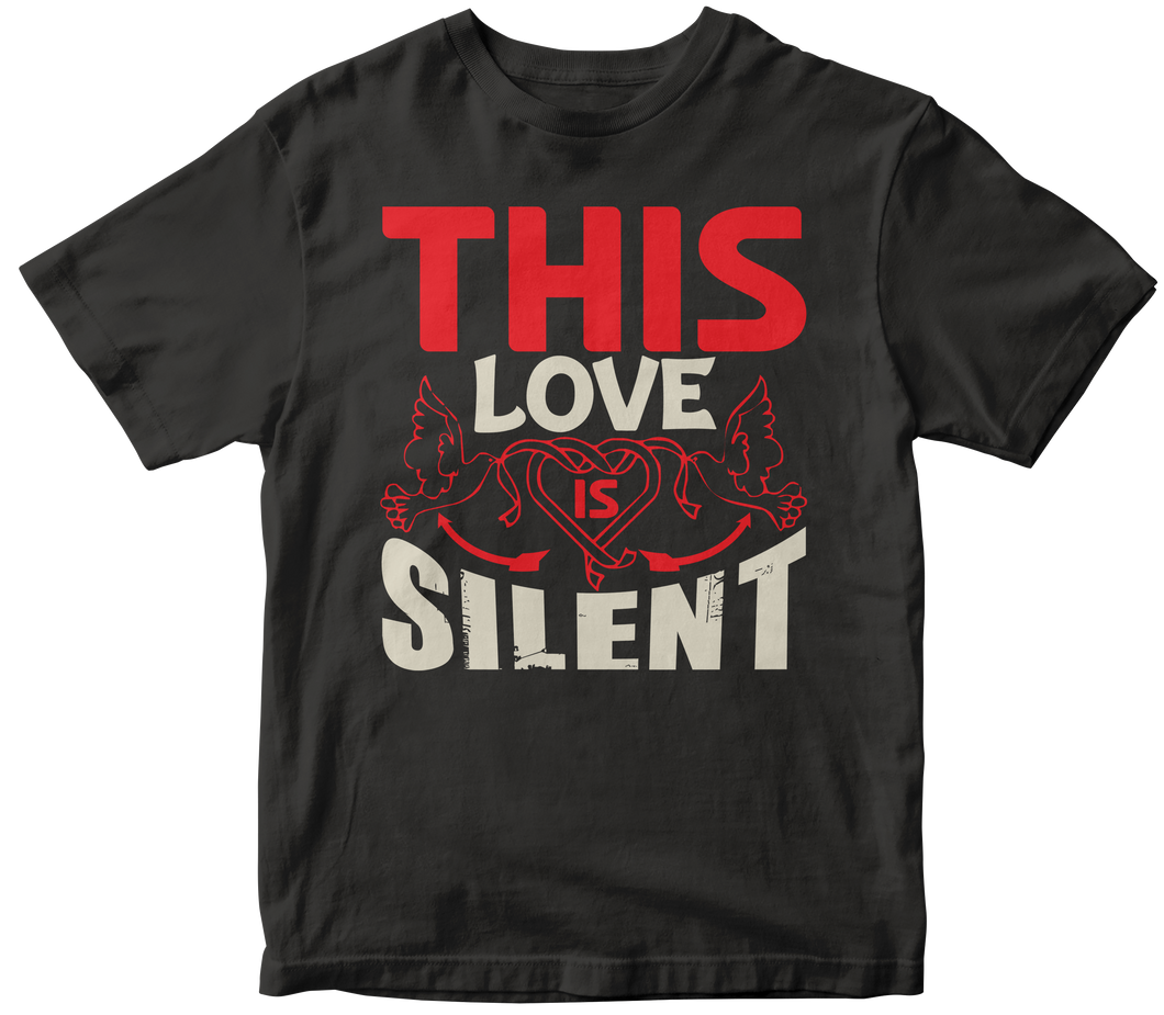 This love is silent - Bulldog T-shirt