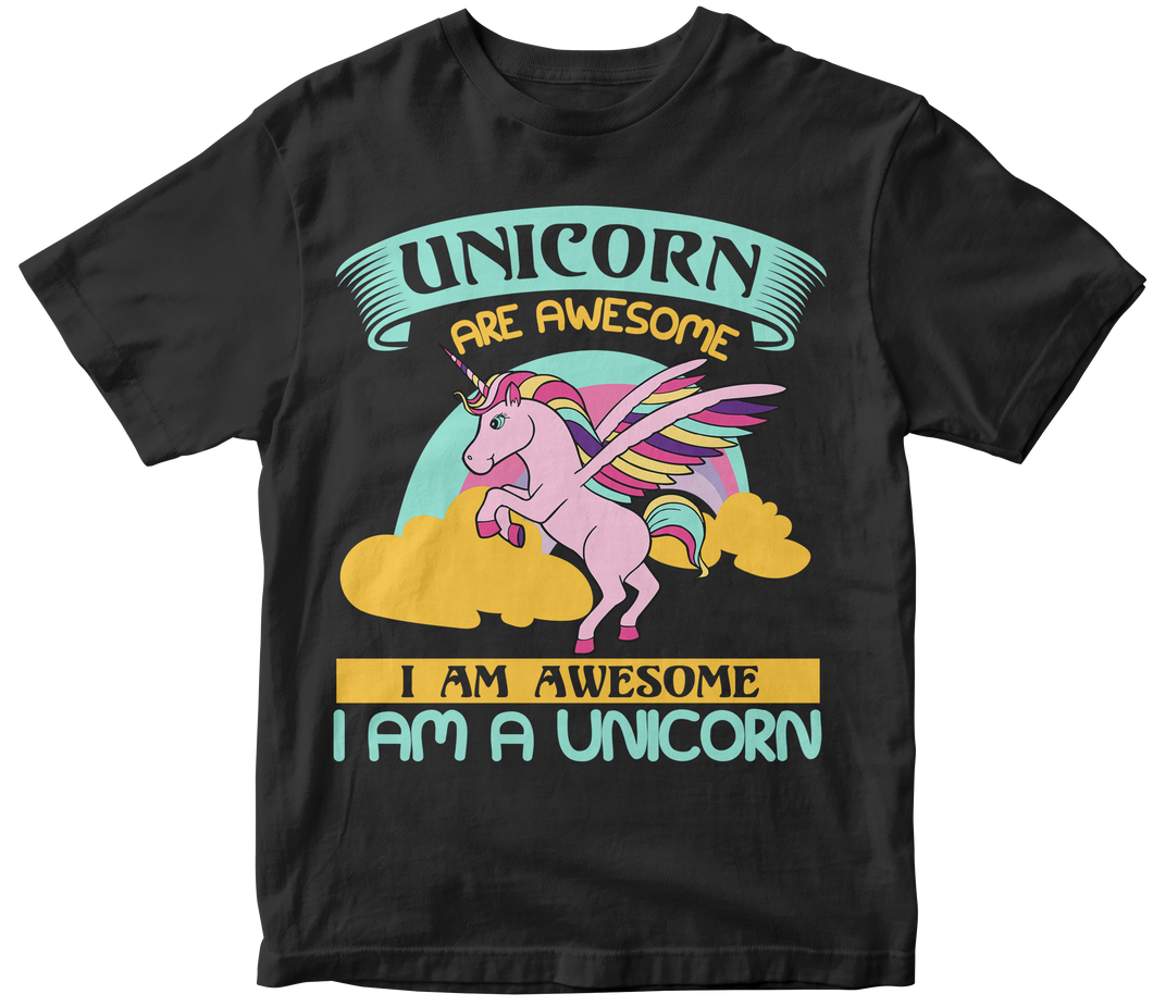 Unicorn are awesome i am awesome i am a unicorn - Unicorn T-shirt
