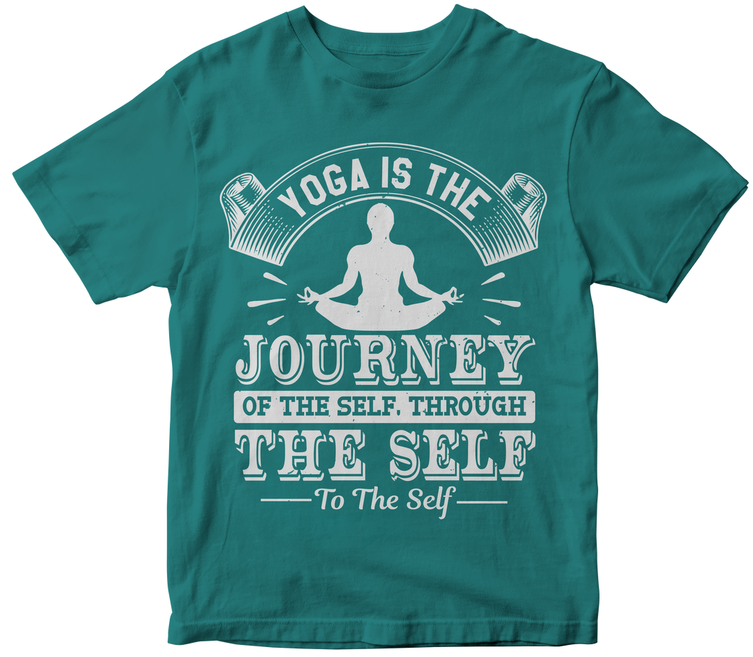 Yoga is the journey of the self, through the self, to the self - Yoga T-shirt