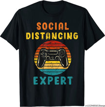 Load image into Gallery viewer, Funny Social Distance Gamer T-shirts
