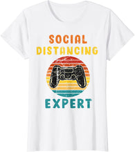 Load image into Gallery viewer, Funny Social Distance Gamer T-shirts
