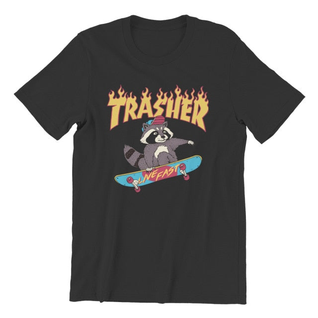 Trasher Custom Games Funny T-Shirts