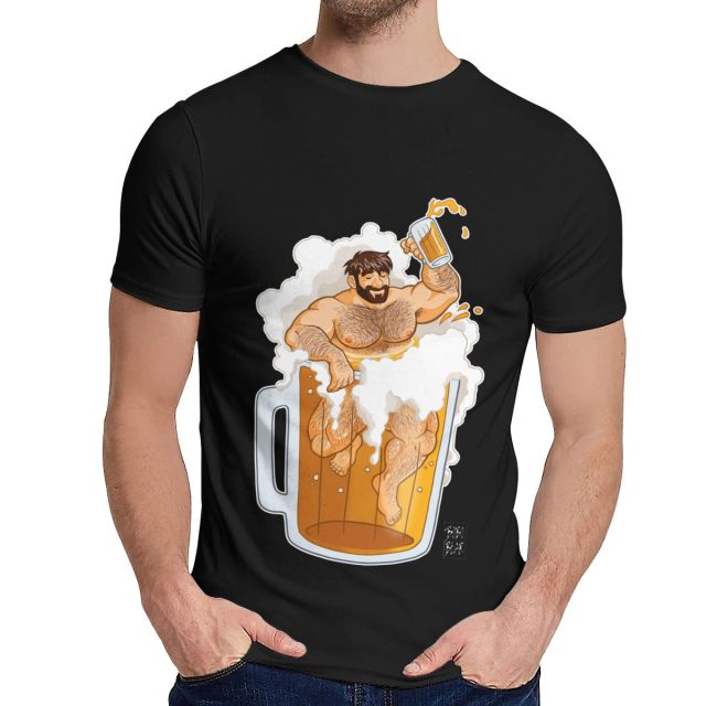 A Big Beer Bar Alcohol Drink Printed T-shirt